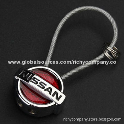 Metal Keychain for Nissan Auto Car